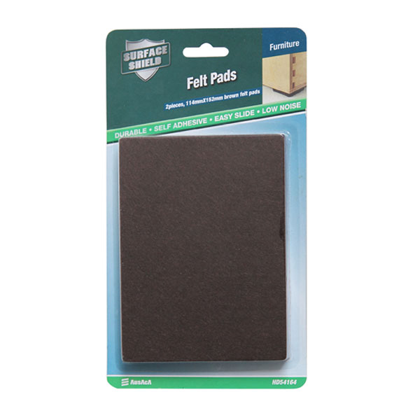 Qara Kvadrat Keçə Ayaq Yastıqları